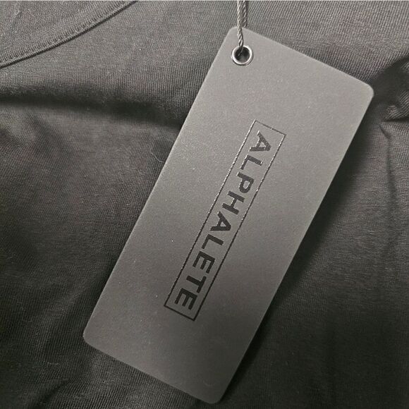 ALPHALETE Black Long Sleeve T-Shirt - Size Large - Picture 5 of 6